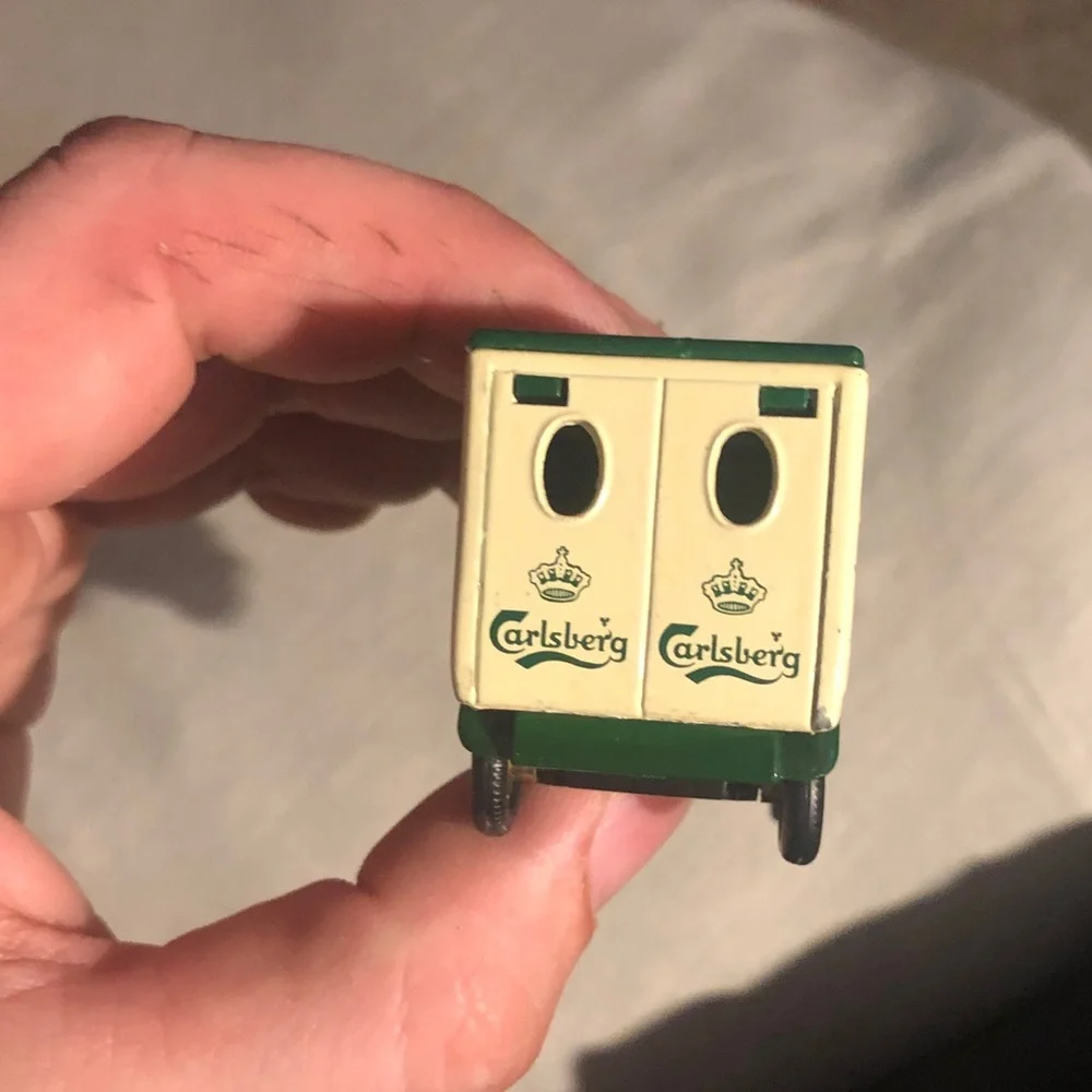Green & Cream Vintage Style Toy Delivery Van